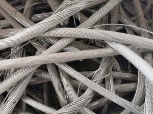 Aluminum Wire Scrap Silver Scrap 99.99% Purity