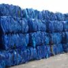 HDPE Blue Drum Plastic Scraps, Recycled Blue HDPE Scraps